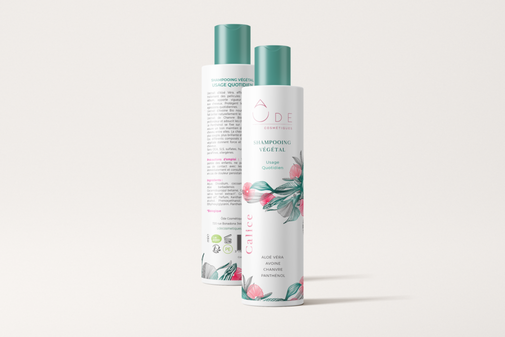 Packaging pour une gamme de shampoing