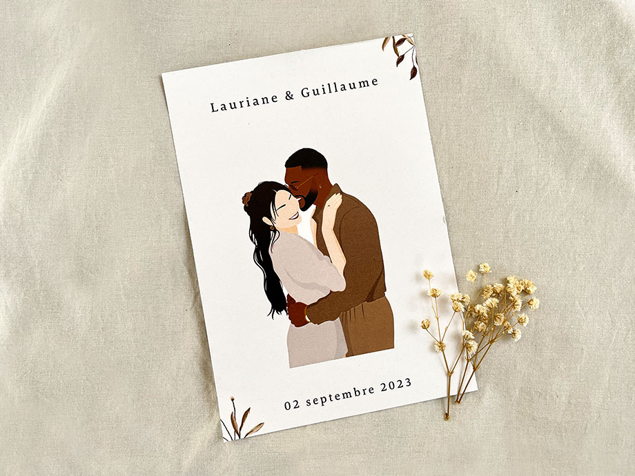faire-part de mariage original