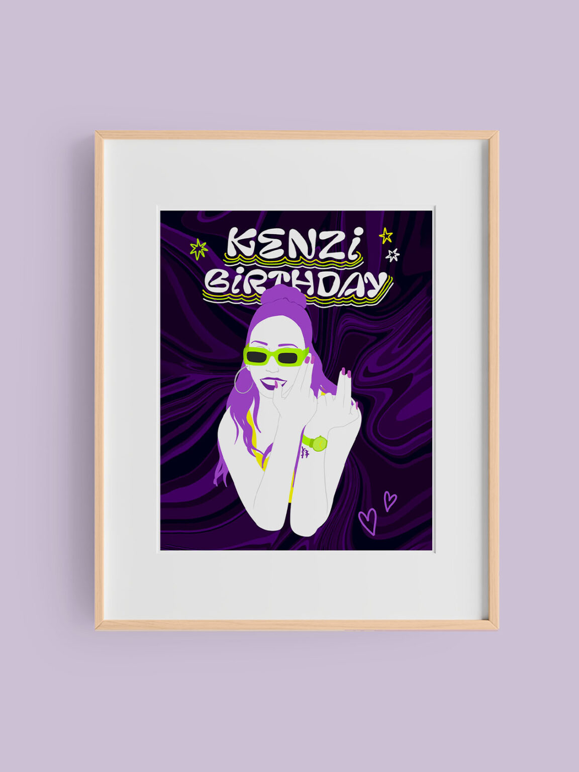 affiche personnalisée anniversaire