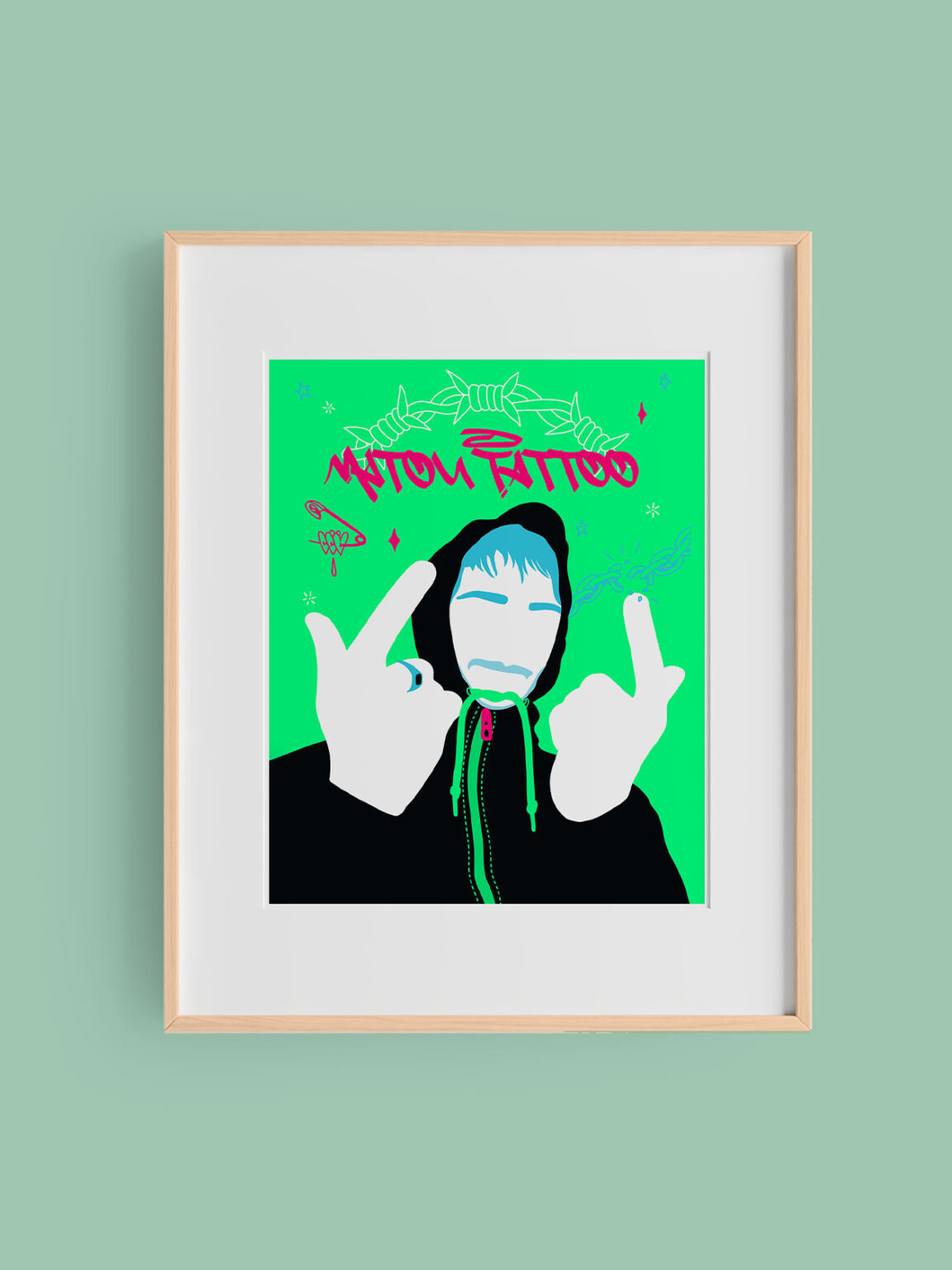 Affiche portrait fun
