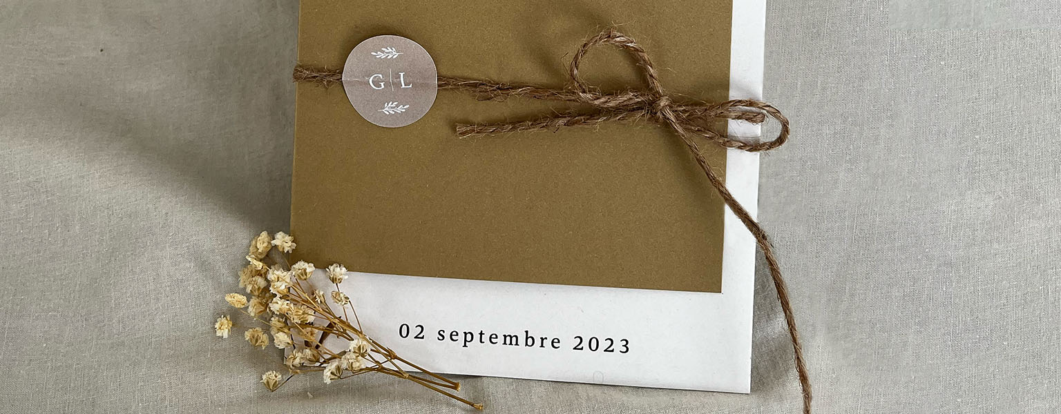 faire-part de mariage original