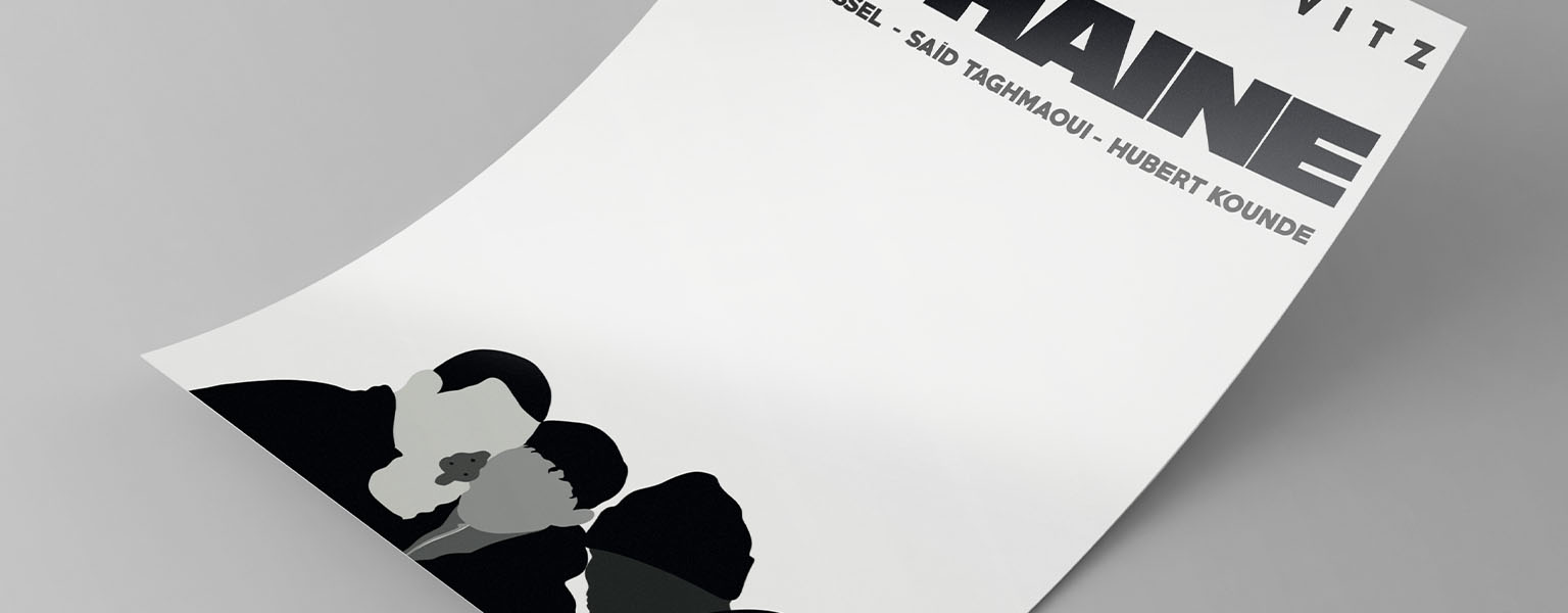 affiche minimaliste cinéma français