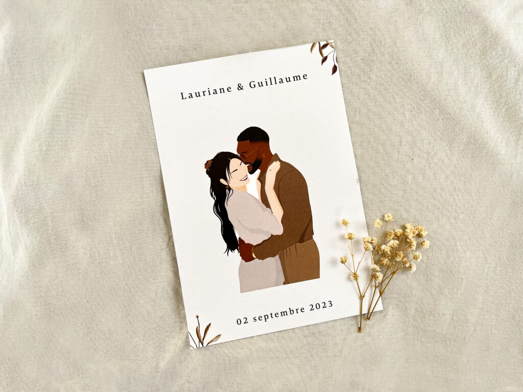 faire-part de mariage personnalisé